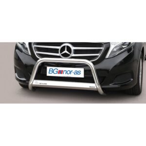 Frontbåge Mercedes Class V 2014– Ø63 mm, svart (före facelift 2024)