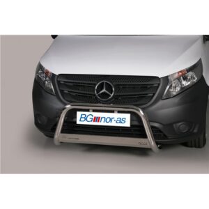 Frontbåge Mercedes Vito/Viano 2015–2024 Ø63 mm, rostfri (före facelift 2024)