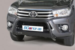 Frontbåge Toyota Hilux 2016–2020 Ø63 mm, svart