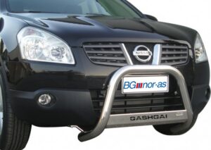 Frontbåge Nissan Qashqai 2007–2010 Ø63 mm, svart