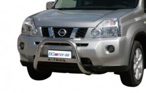 Frontbåge Nissan X-Trail 2007–2010 Ø63 mm, svart