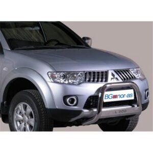 Frontbåge Mitsubishi L200 2010–2015 Ø63 mm, svart