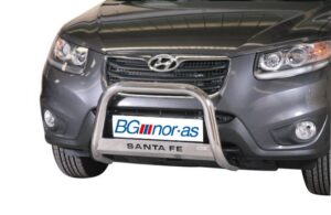 Frontbåge Hyundai Santa Fe 2010–2012 Ø63 mm, svart