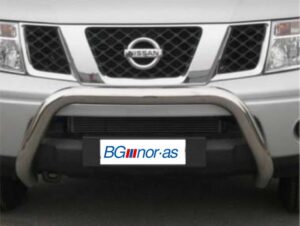 Frontbåge Nissan Navara 2005–2010 Ø76 mm, svart