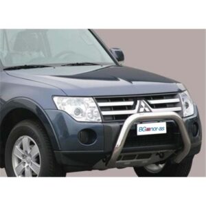 Frontbåge Mitsubishi Pajero 2007–2014, Ø76 mm, svart