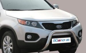 Frontbåge Kia Sorento 2009–2012 Ø76 mm, svart