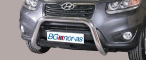Frontbåge Hyundai Santa Fe 2010–2012 Ø76 mm, svart