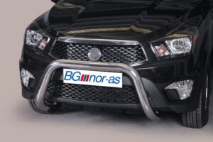 Frontbåge Ssangyong Actyon Sports 2012– Ø76 mm, svart