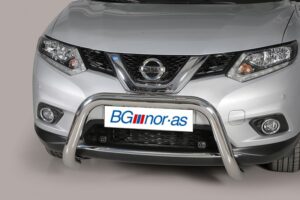 Frontbåge Nissan X-Trail 2015– Ø76 mm, svart