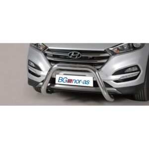 Frontbåge Hyundai Tucson 2015–2017 Ø76 mm, svart