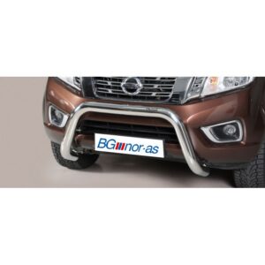 Frontbåge Nissan NP 300 Navara 2016–2022, Ø76 mm, svart