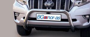 Frontbåge Toyota Land Cruiser 150 2018– 76 mm rostfri (passar med ACC)