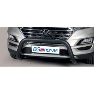 Frontbåge Hyundai Tucson 2018– Ø76 mm, svart