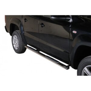Ovalt sidorör med steg VW Amarok 2010–
