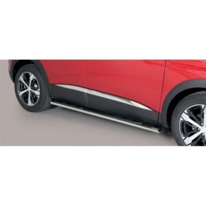 Ovalt sidorör med steg Peugeot 3008 2018–