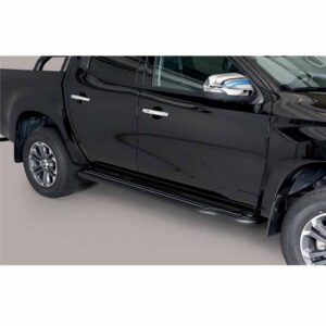 Sidosteg Mitsubishi L200 2019– Ø50 mm (svart)
