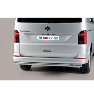 Stötfångarskydd, bak, Volkswagen Transporter T6/T6.1, rostfri, 63