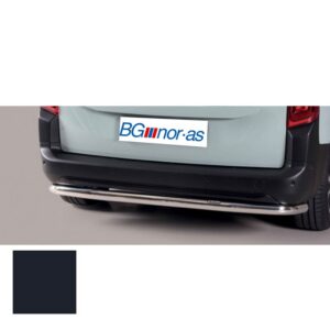 Stötfångarskydd bak, Citroën Berlingo 2018–, 63 mm, svart pulverlack