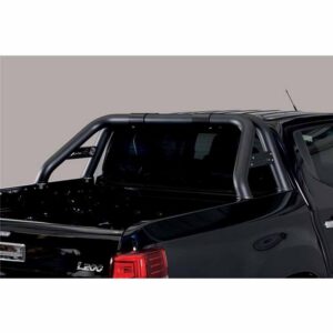 Störtbåge Mitsubishi L200 Double Cab 2015– Ø76 mm med logo (svart)