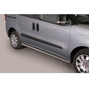 Sidorör, Fiat Doblo 2010–, rostfritt, SWB