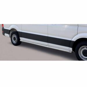Sidorör, Volkswagen Crafter 2017– MWB, 63 mm, rostfri (0431411A)