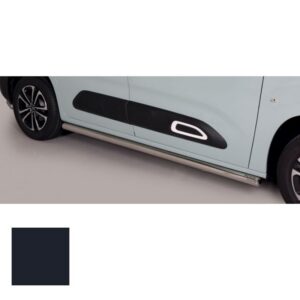 Sidosteg, Citroën Berlingo MWB 2018–, 63 mm, svart pulverlack