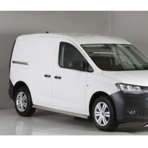 Sidorör, Volkswagen Caddy 2021– (SWB/kort axelavstånd), 63 mm, rostfri