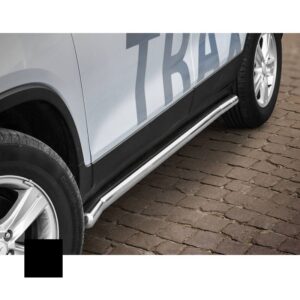 Sidorör, Chevrolet Trax 2013–, Ø60 mm, svart