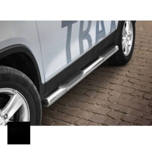 Sidorör med steg, Chevrolet Trax 2013–, Ø70 mm, svart