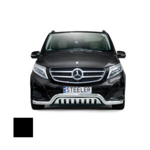 Stötfångarrör nedre, Mercedes V-Class 2014–2019, Ø70 mm, svart