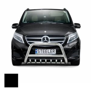 Frontbåge Mercedes V-Class 2014–2019 Ø70 mm, svart