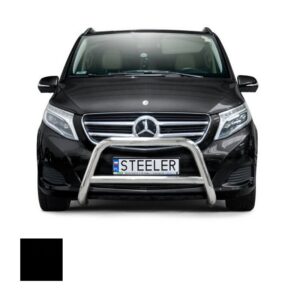 Frontbåge Mercedes V-Class 2014–2019 Ø70 mm, svart