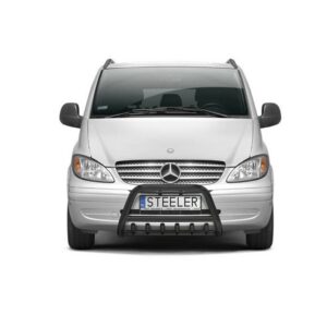 Frontbåge Mercedes Vito 2003–2010 Ø60 mm, svart