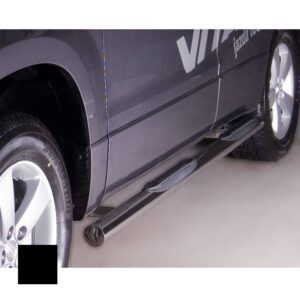Sidorör med steg, Suzuki Grand Vitara 2006–2015, Ø70 mm, svart