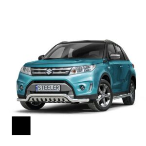 Stötfångarrör nedre, Suzuki Vitara 2015–2018, Ø60 mm, svart