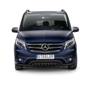 Stötfångarrör nedre, Mercedes Vito 2014–2020–, Ø70 mm, svart