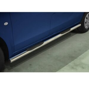 Sidosteg med steg, Mercedes Benz Vito 2014– (LWB), 70 mm, rostfri