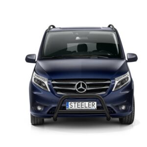 Frontbåge Mercedes Benz Vito 2020–2024 70 mm, svart (före facelift 2024)