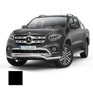 Stötfångarrör nedre, Mercedes X-Class 2017–, Ø70 mm, svart
