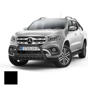 Frontbåge Mercedes X-Class 2017– Ø70 mm, svart