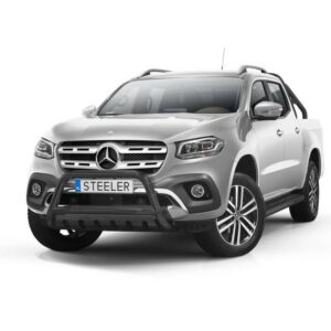 Frontbåge Mercedes X-Class 2017– Ø70 mm, svart