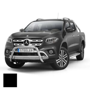 Frontbåge Mercedes X-Class 2017– Ø70 mm, svart