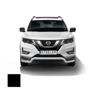 Stötfångarrör nedre, Nissan X-Trail 2018–, Ø70 mm, svart