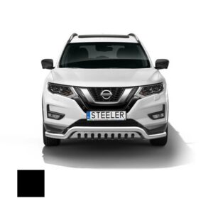 Stötfångarrör nedre, Nissan X-Trail 2018–, Ø70 mm, svart