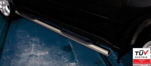 Sidorör med steg, Nissan X-Trail 2010–2014, Ø70 mm