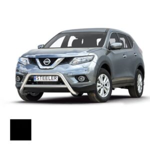 Frontbåge, Nissan X-Trail 2014–2017, Ø70 mm, svart