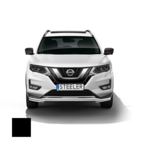 Stötfångarrör nedre, Nissan X-Trail 2018–, Ø60 mm, svart