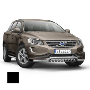 Stötfångarrör nedre, Volvo XC60 2014–2017, Ø60 mm, svart