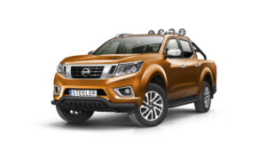 Stötfångarrör nedre, Nissan Navara NP300 2015–, Ø70 mm, svart