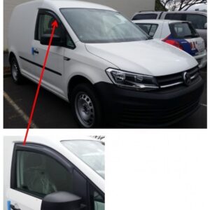 Vindavvisare VW Caddy 2005–2020 / Touran 2016–2019 Smoke (390 175)